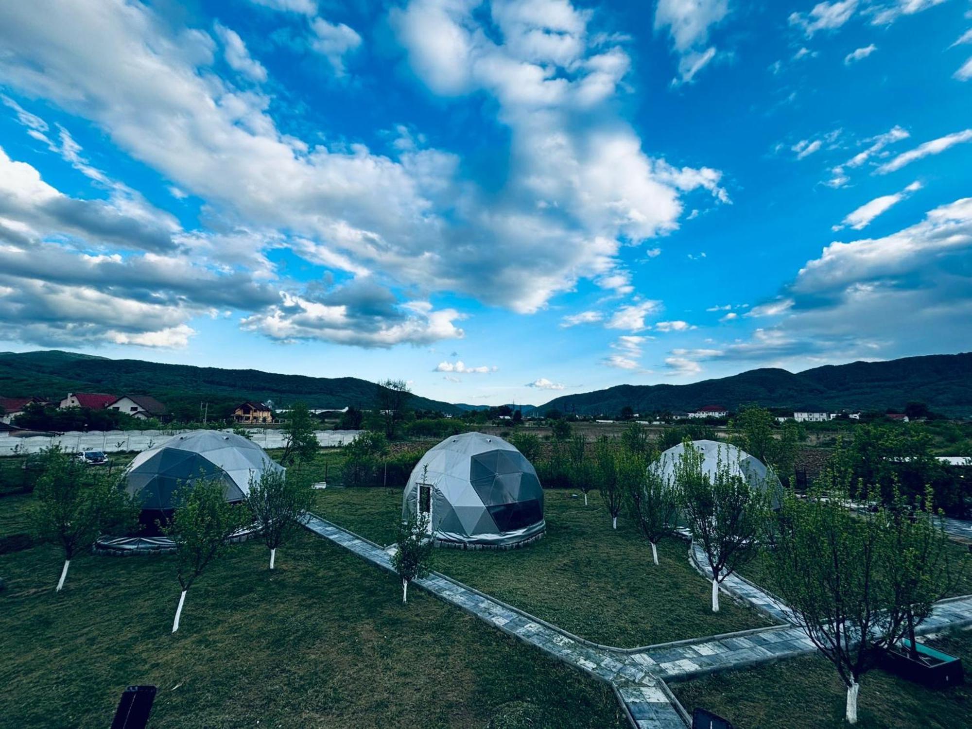 Sun Garden Glamping Domes Otel Călimăneşti Dış mekan fotoğraf